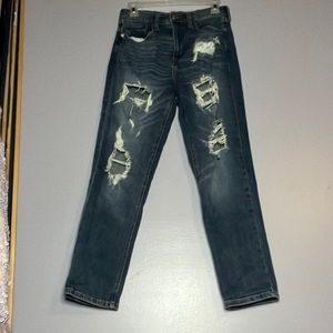 aero, stretch mom jean